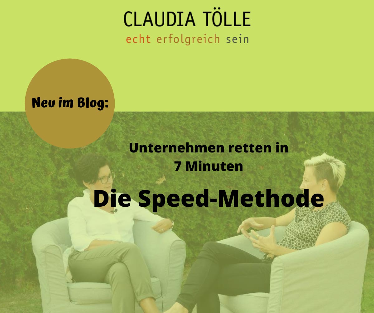 Claudia Tölle und Melanie Moskob in ihrem Blog über die Speed-Methode